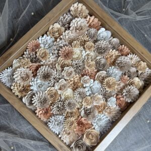 Κορνίζα 32×32 σε διάφορες αποχρώσεις