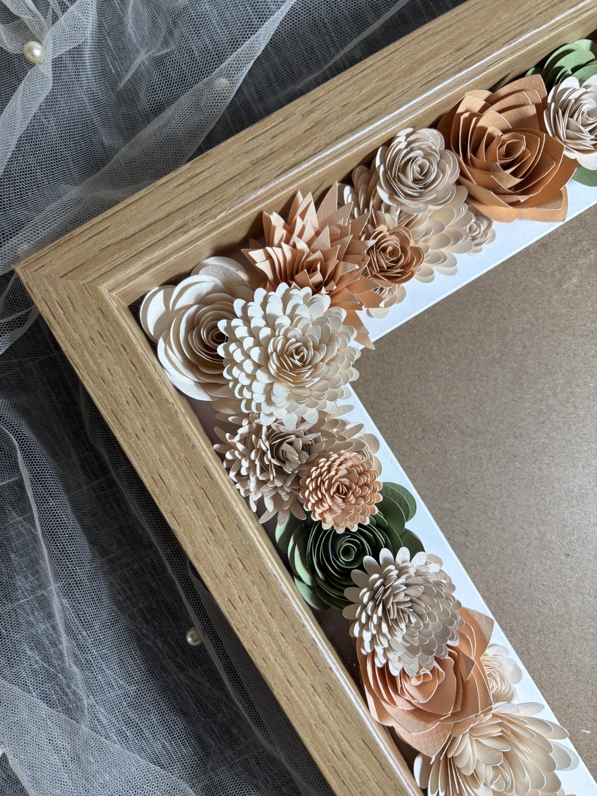 Κορνίζα 32×32 ιδανική για στεφανοθήκη - Image 5