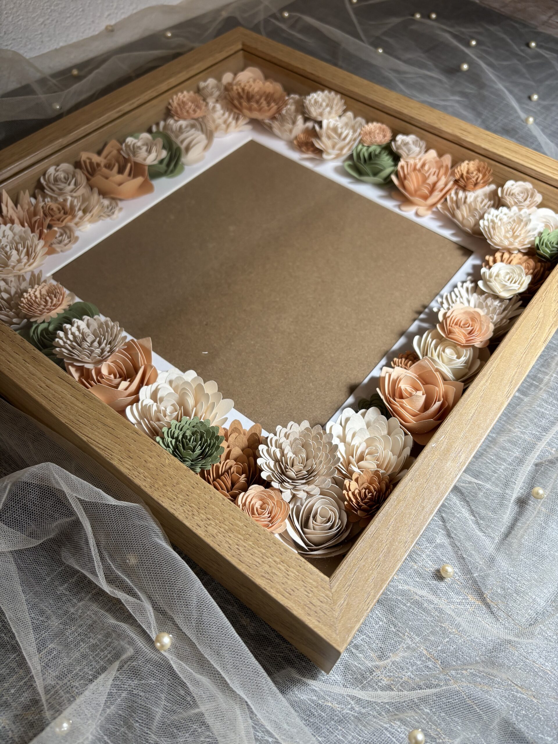 Κορνίζα 32×32 ιδανική για στεφανοθήκη - Image 3