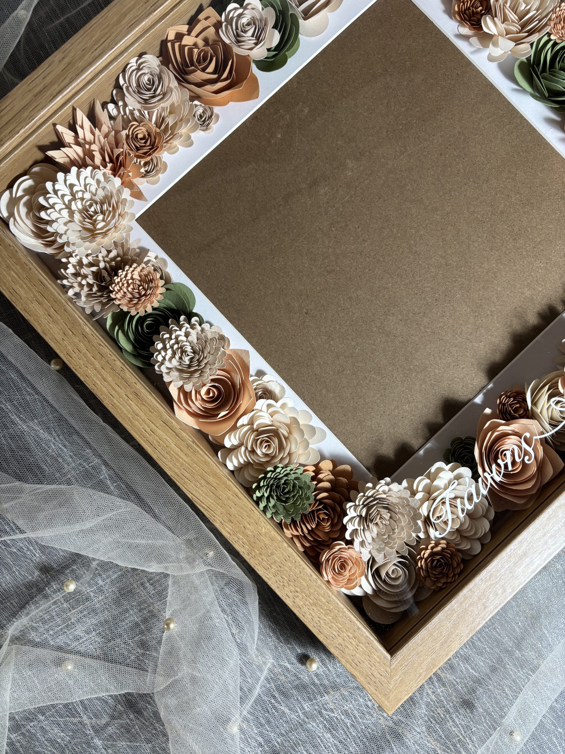 Κορνίζα 32×32 ιδανική για στεφανοθήκη - Image 4